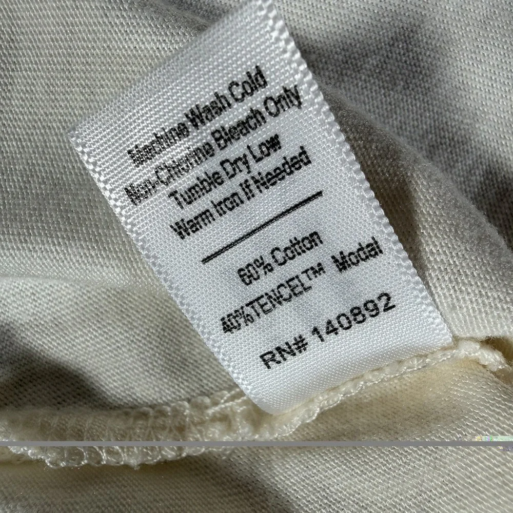 Marine Layer Polo Shirt Striped Grey Mist Short Sleeve Mens L/XL New - Picture 10 of 10